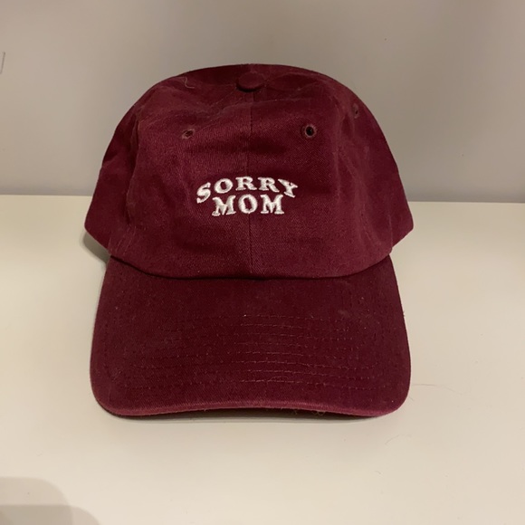 Sorry Mom Baseball Cap - Picture 2 of 2